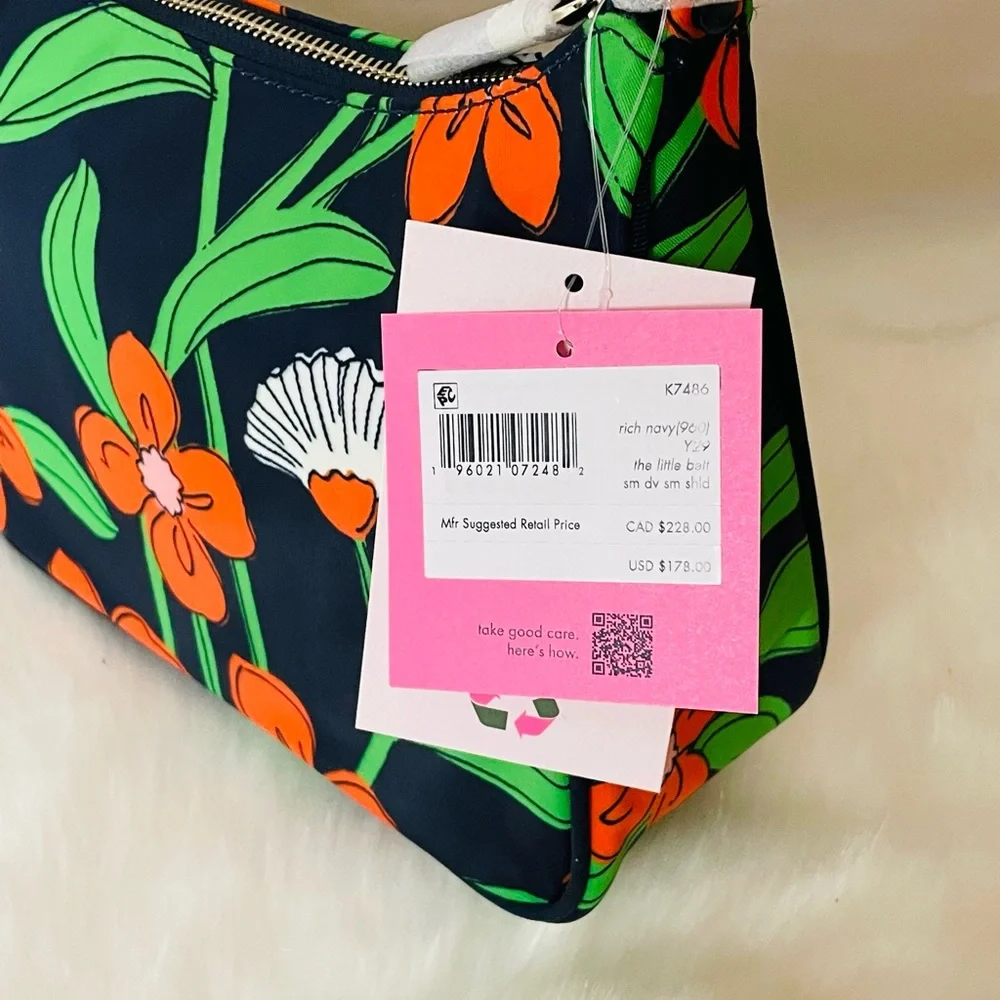 NWT Kate Spade The little better Sam Daisy Vines Shoulder Bag